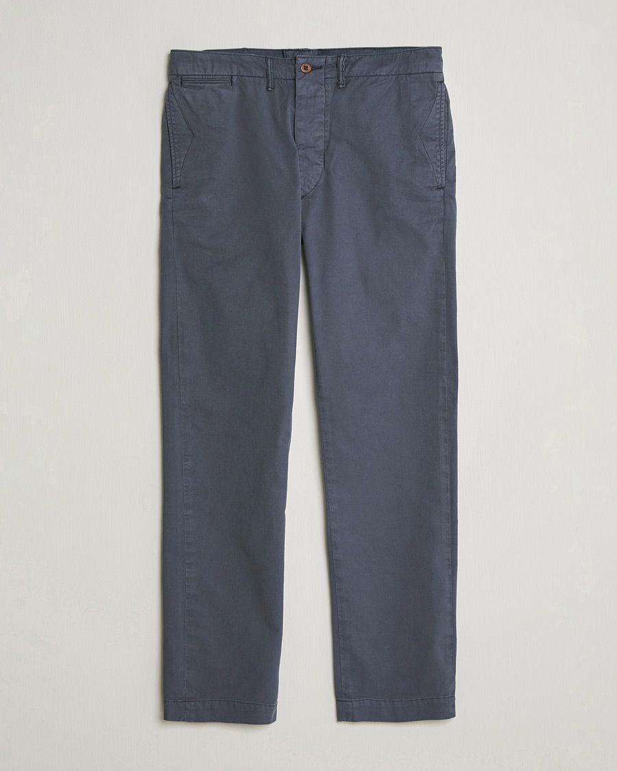 Herre | Bukser | RRL | Officers Flat Pants Navy