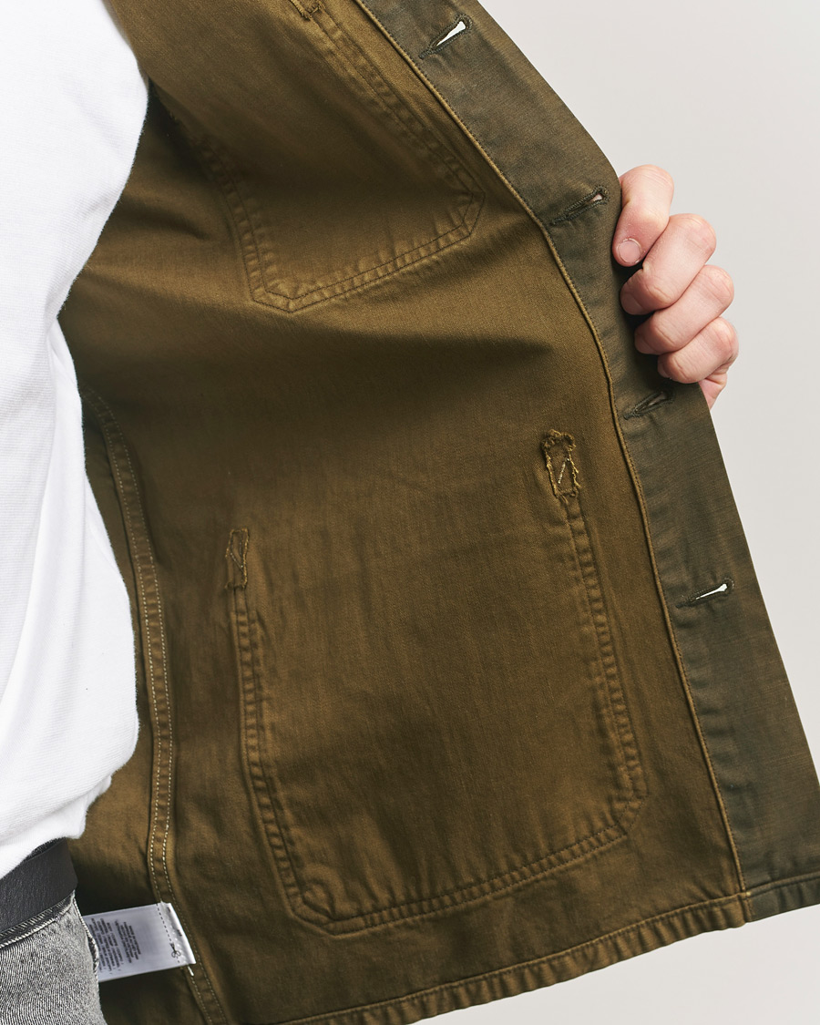 Herre | Skjorter | RRL | Asher Overshirt Washed Brown