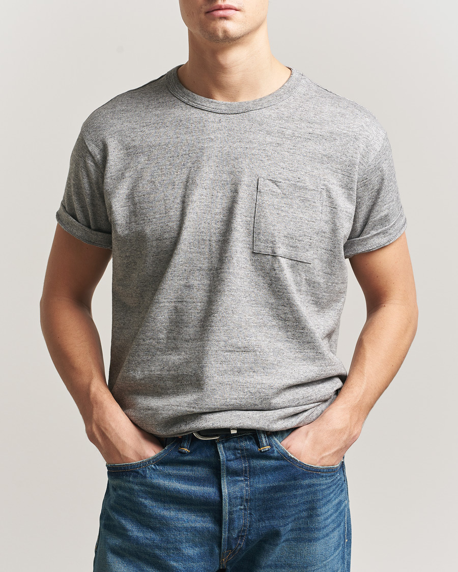 Herre | T-Shirts | RRL | 2-Pack Pocket Tee Heather Grey
