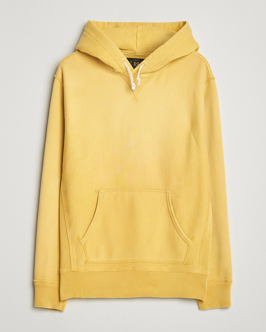 Herre | Trøjer | RRL | Hooded Sweatshirt Campus Yellow