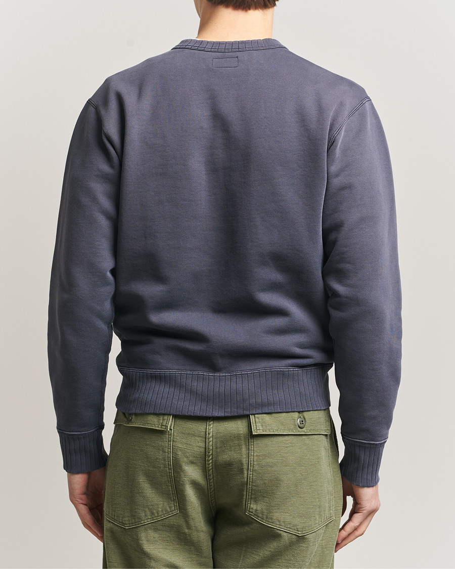 Herre | Trøjer | RRL | Training Crew Sweatshirt Faded Blue