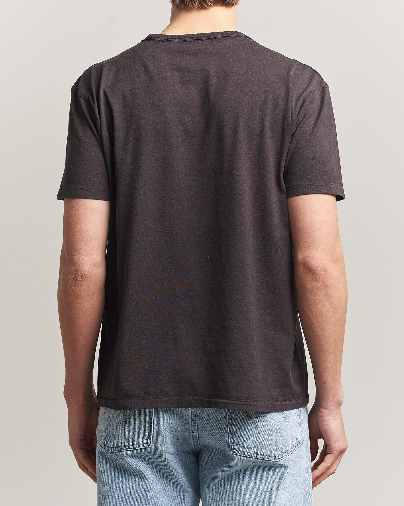 Herre | T-Shirts | RRL | Eagle Print Tee Faded Black