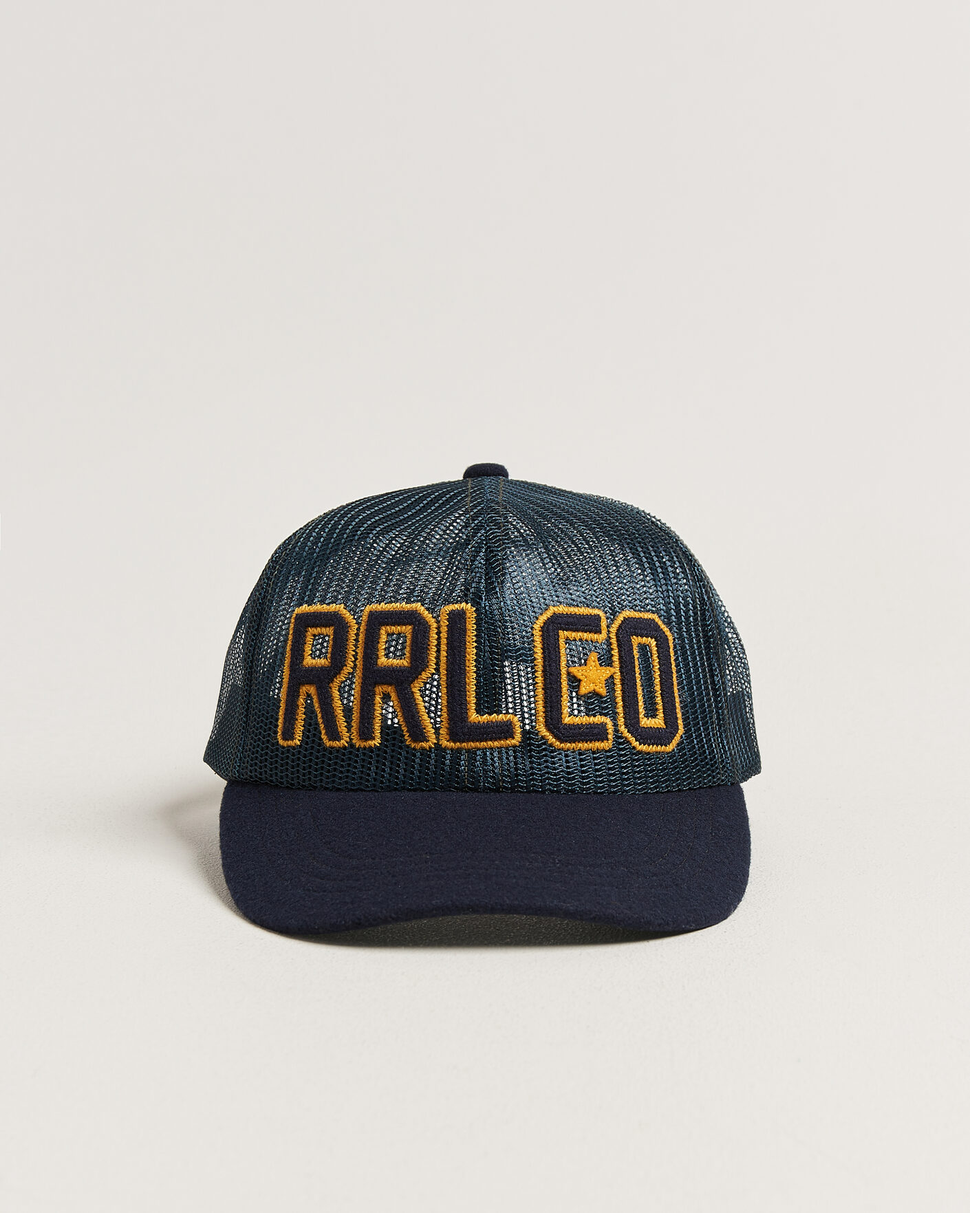 Herre | Hatte & kasketter | RRL | Mesh Trucker Cap Navy