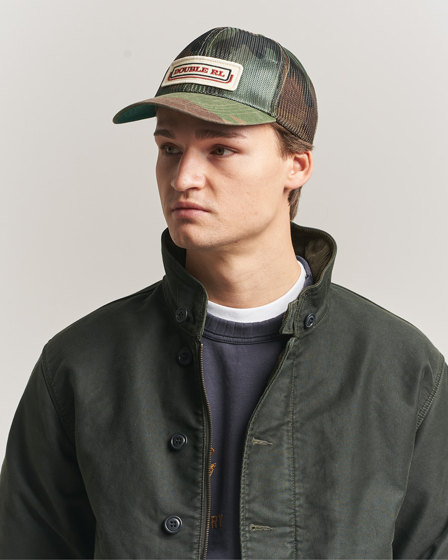 Herre | Hatte & kasketter | RRL | Ball Cap Woodland Camo