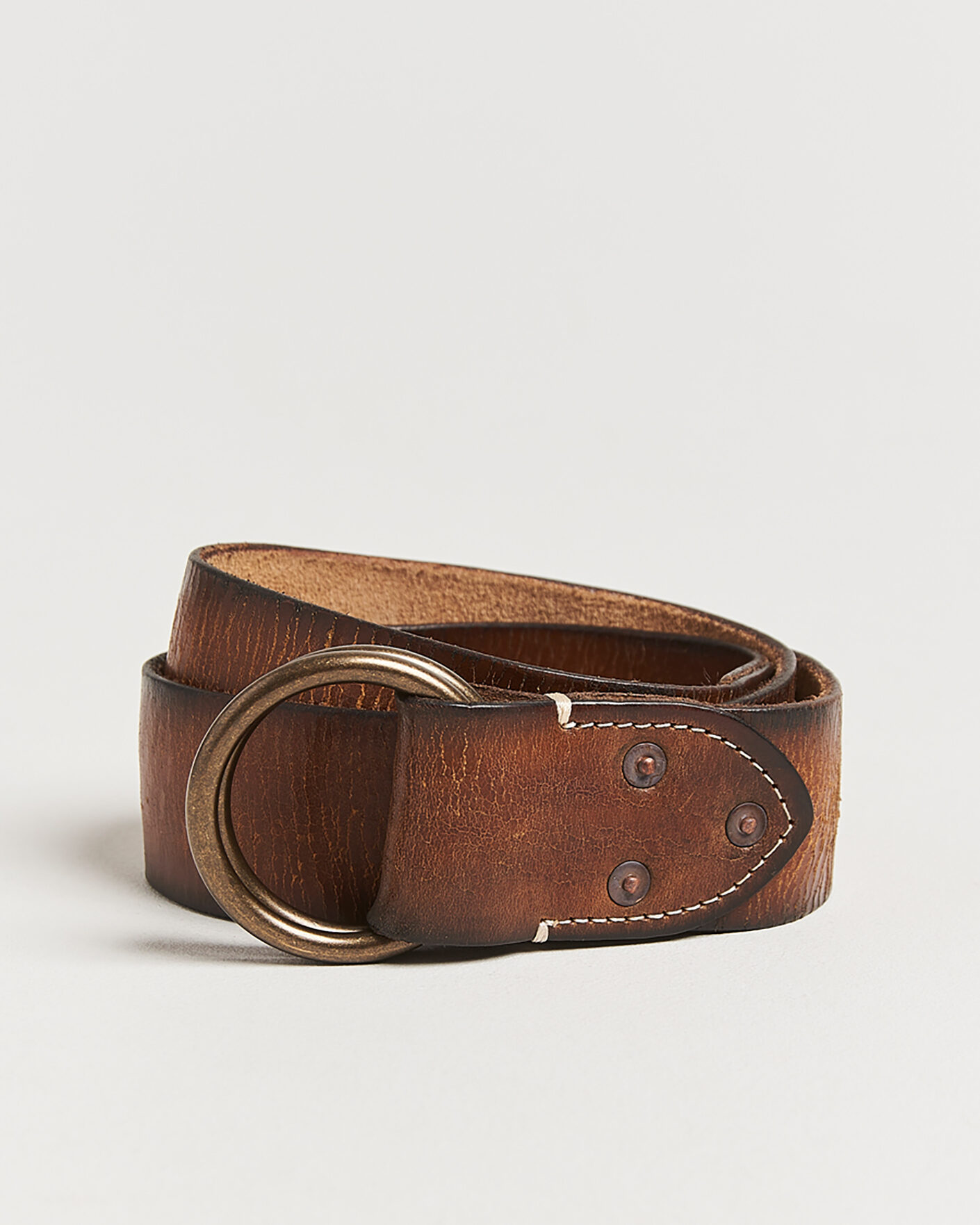 Herre | RRL Ring Belt Vintage Brown | RRL | Ring Belt Vintage Brown