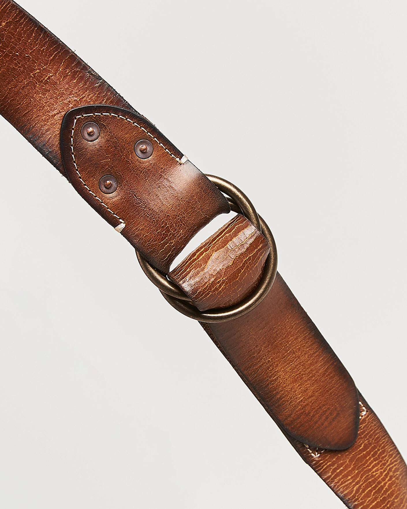 Herre | RRL Ring Belt Vintage Brown | RRL | Ring Belt Vintage Brown