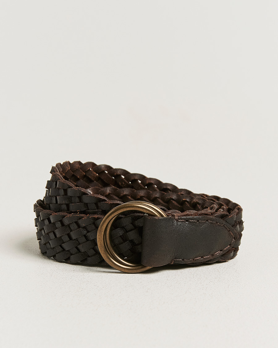 Herre | Bælter | RRL | Braided Belt Dark Brown