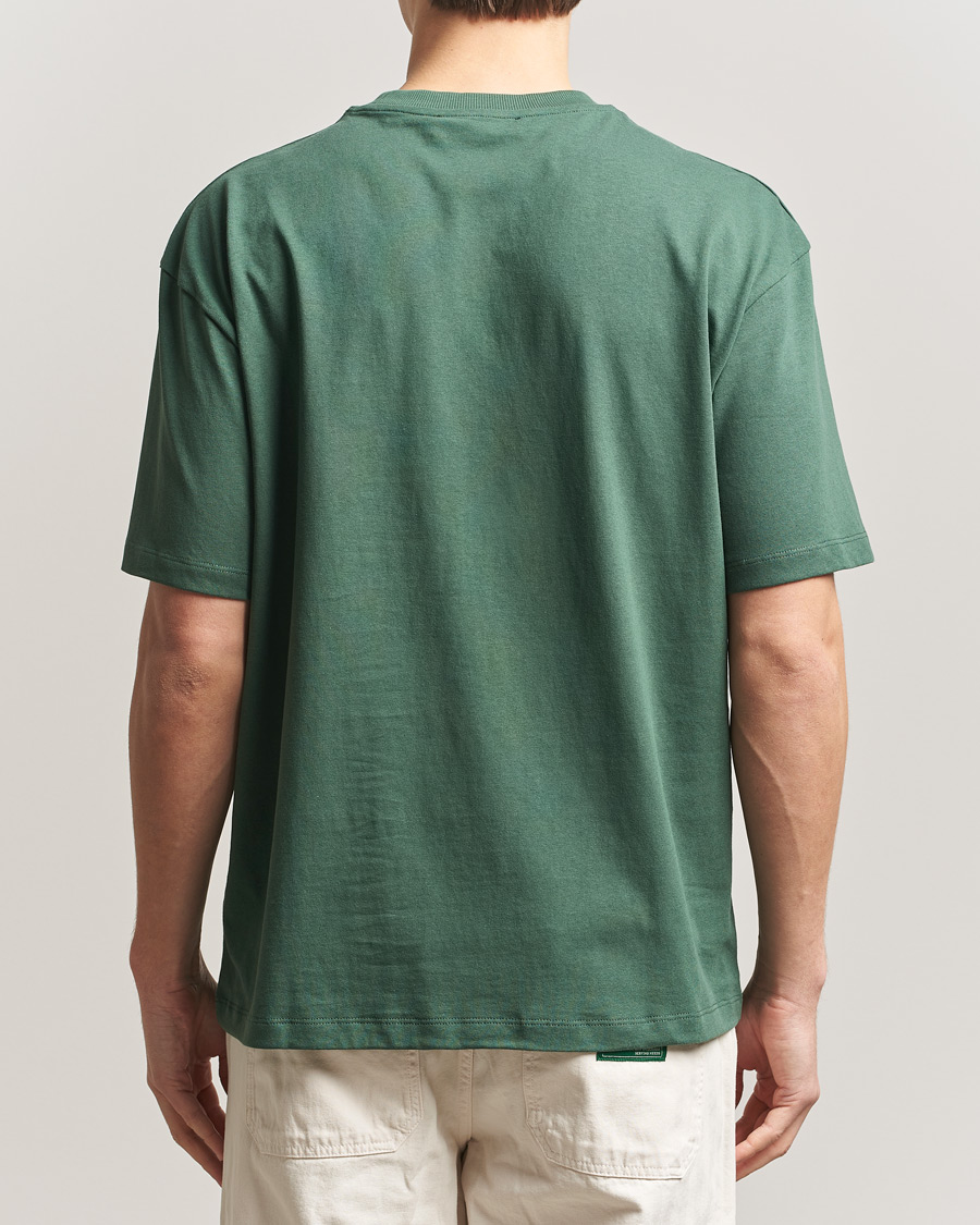 Herre | T-Shirts | Palmes | Stitch T-Shirt Dark Green