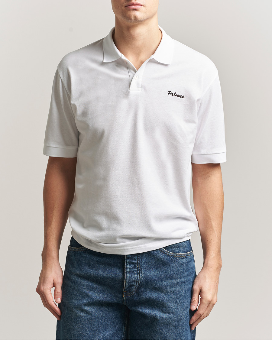 Herre | Polotrøjer | Palmes | Stitch Piquet Polo White