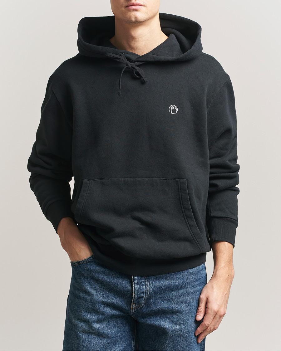 Herre | Trøjer | Palmes | Stitch Hooded Sweatshirt Black