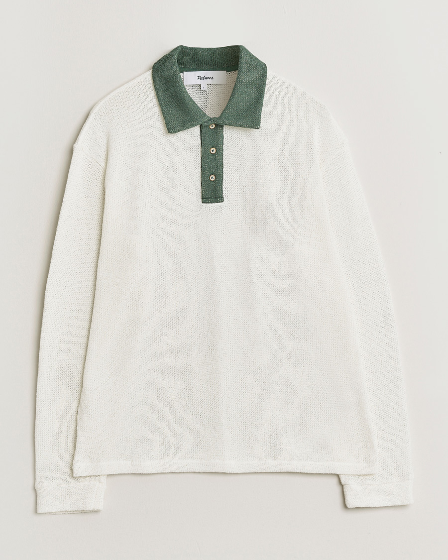 Herre | Trøjer | Palmes | Knitted Rugby Off White