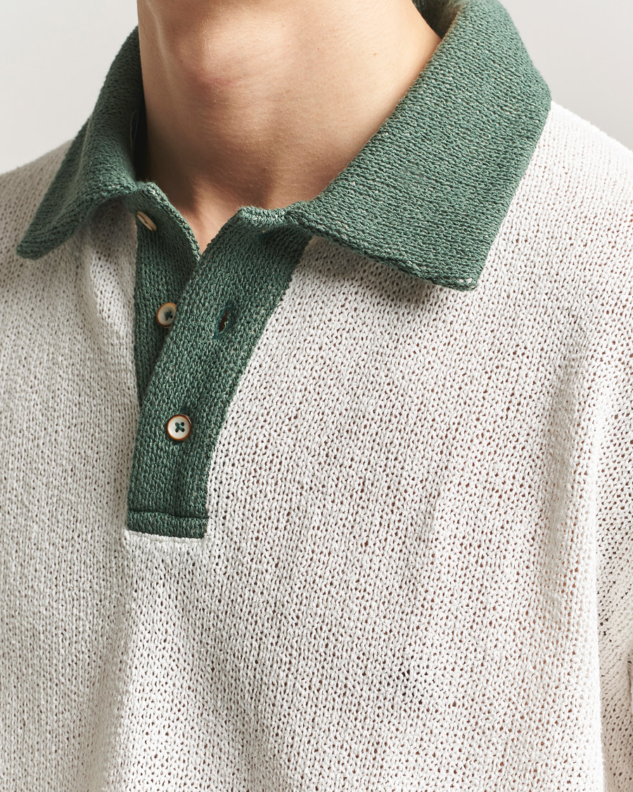 Herre | Trøjer | Palmes | Knitted Rugby Off White