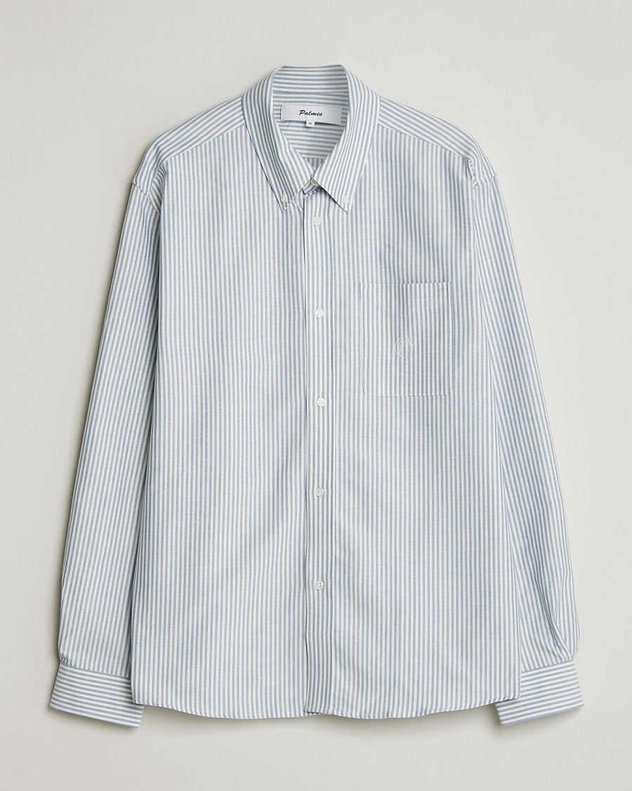 Herre | Skjorter | Palmes | Deuce Oxford Shirt Light Blue Stripe
