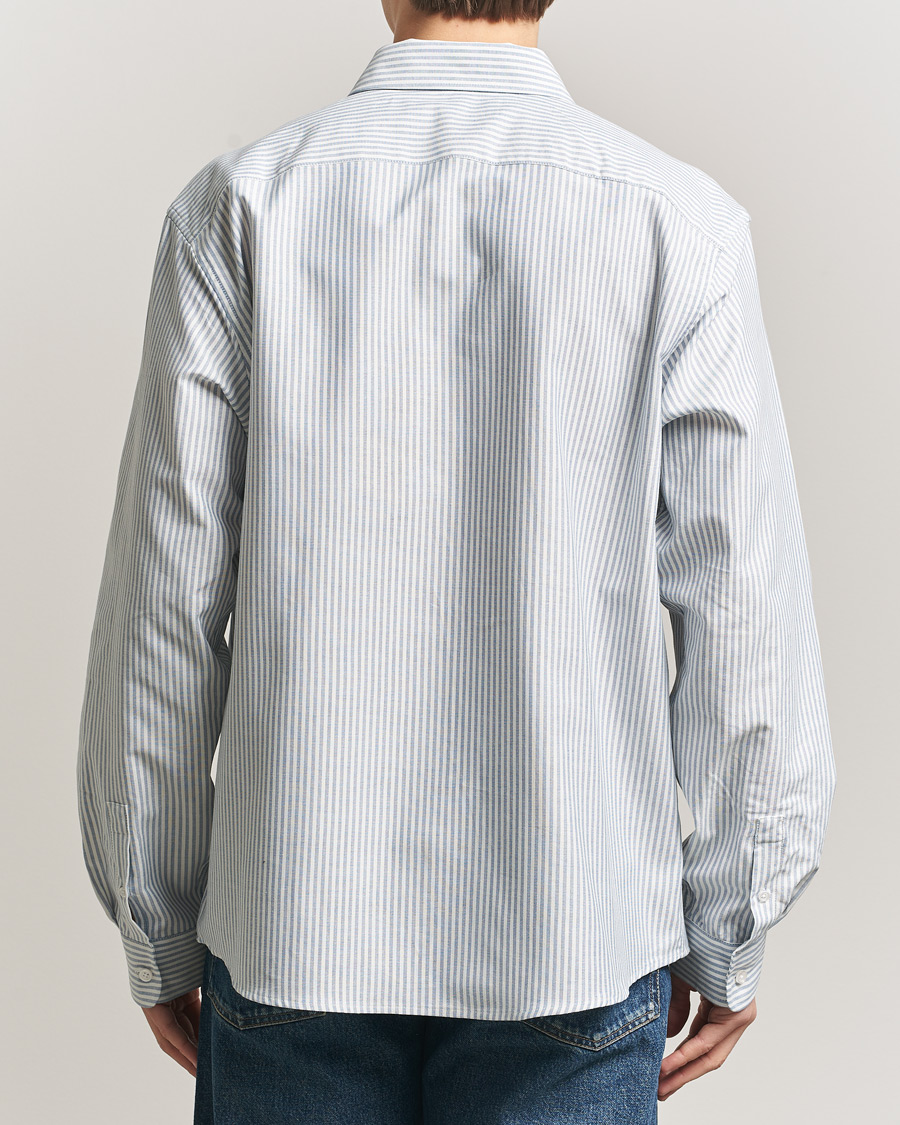 Herre | Skjorter | Palmes | Deuce Oxford Shirt Light Blue Stripe