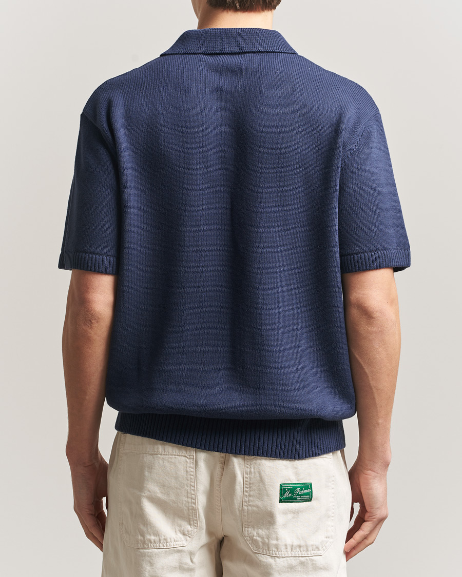 Herre | Polotrøjer | Palmes | Cotton Knit Polo Navy