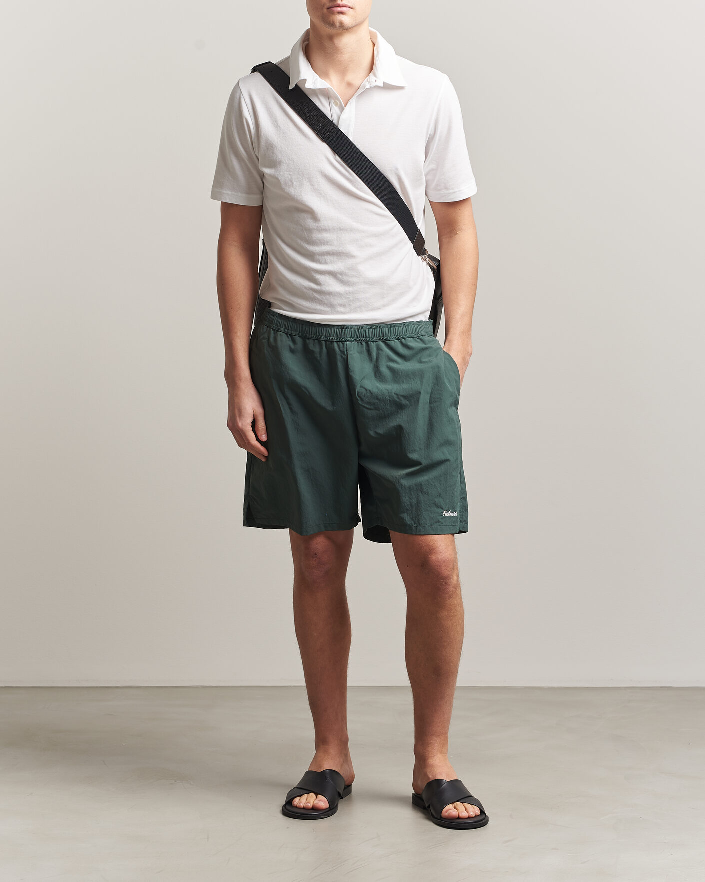 Herre | Shorts | Palmes | Stitch Tennis Shorts Dark Green