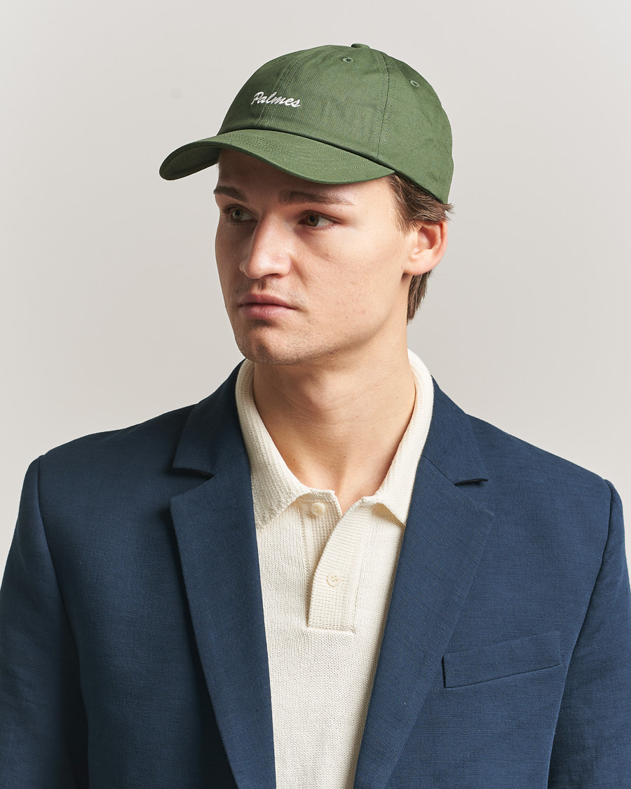 Herre | Hatte & kasketter | Palmes | Stitch 6-Panel Cap Dark Green