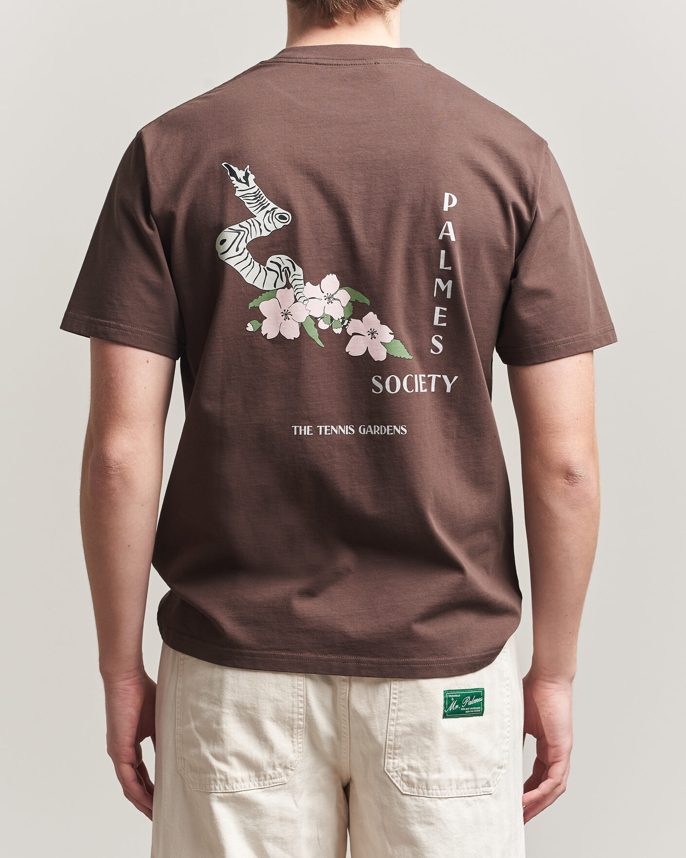 Herre | T-Shirts | Palmes | Ramus Pocket T-Shirt Brown