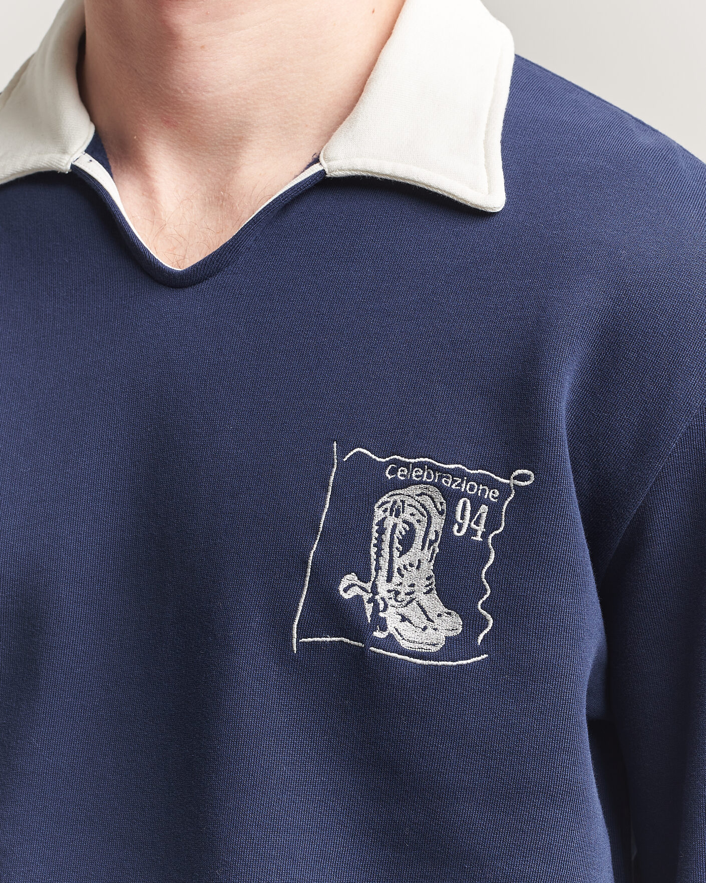 Herre | Trøjer | Palmes | Boot Open Rugby Shirt Navy