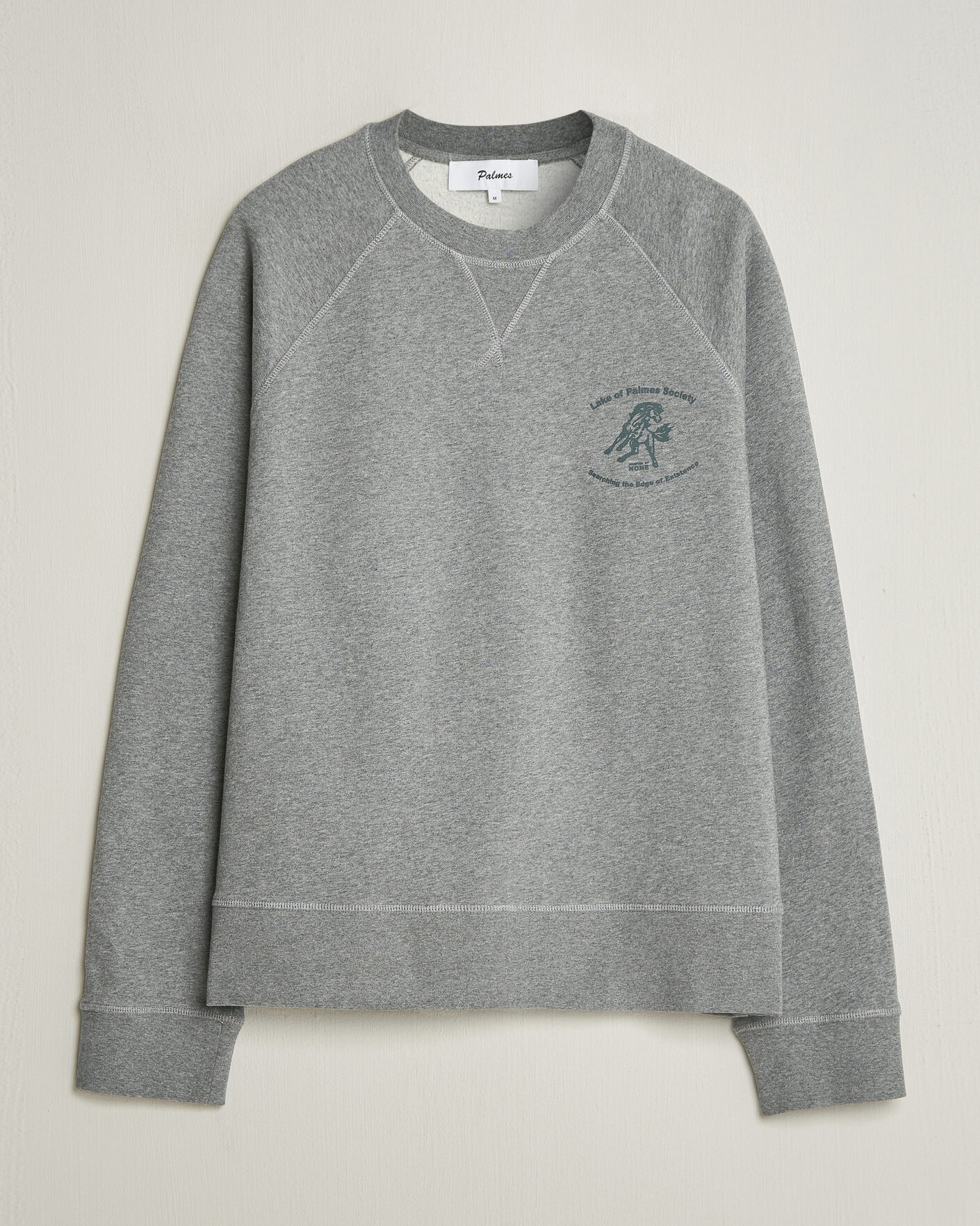 Herre | Trøjer | Palmes | Lake Raglan Sweatshirt Grey Melange