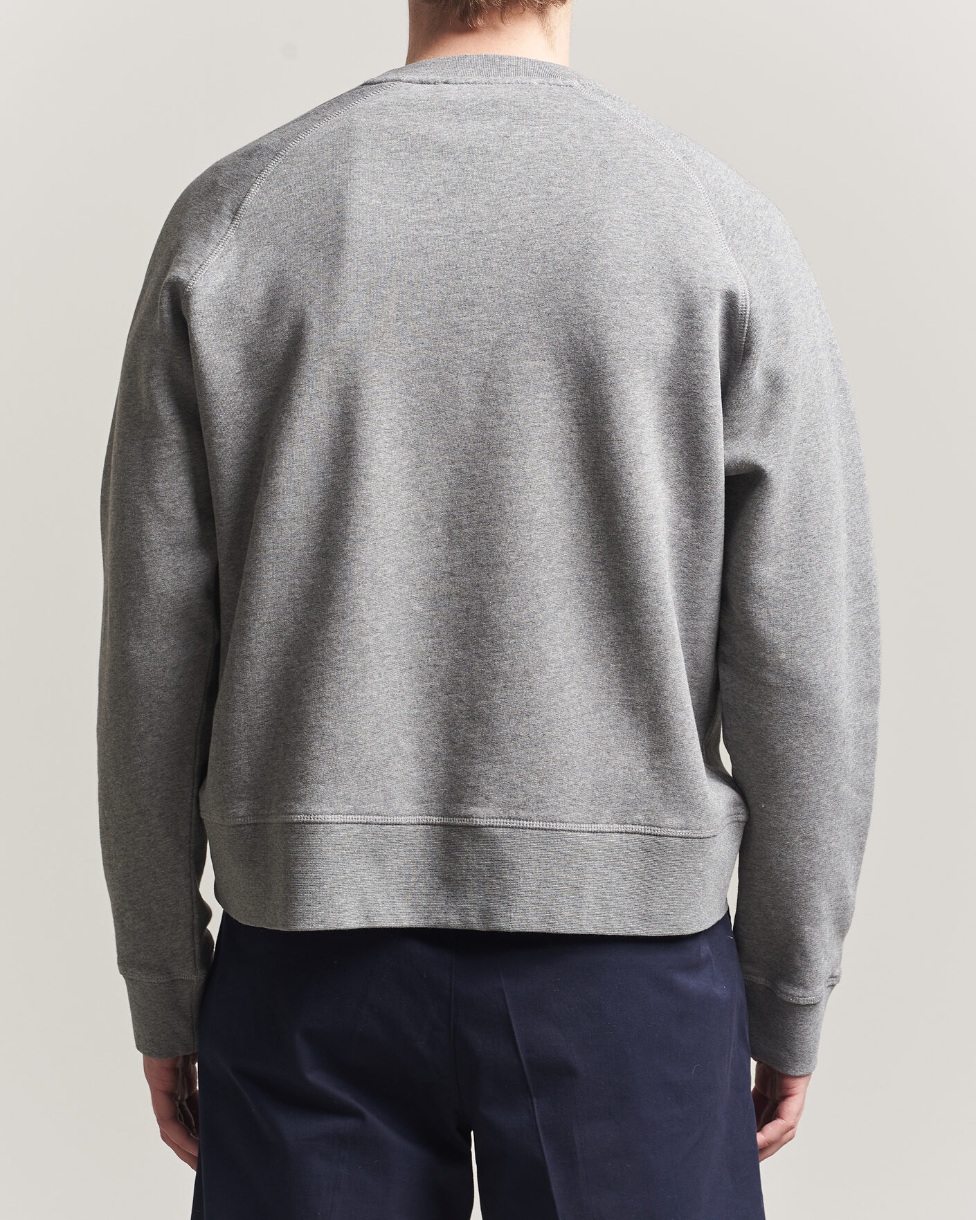 Herre | Trøjer | Palmes | Lake Raglan Sweatshirt Grey Melange