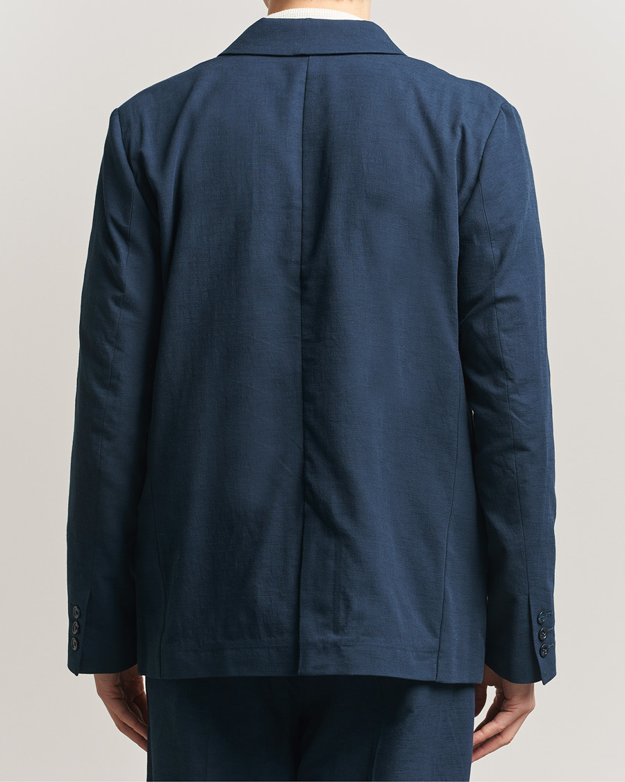 Herre | Blazere & jakker | Palmes | Single Breasted Cotton Blazer Navy