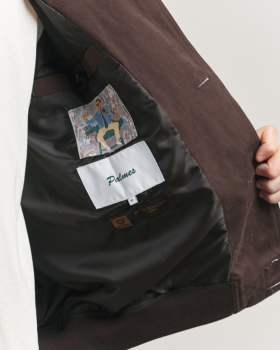 Herre | Jakker | Palmes | Waxed Cotton Jacket Brown