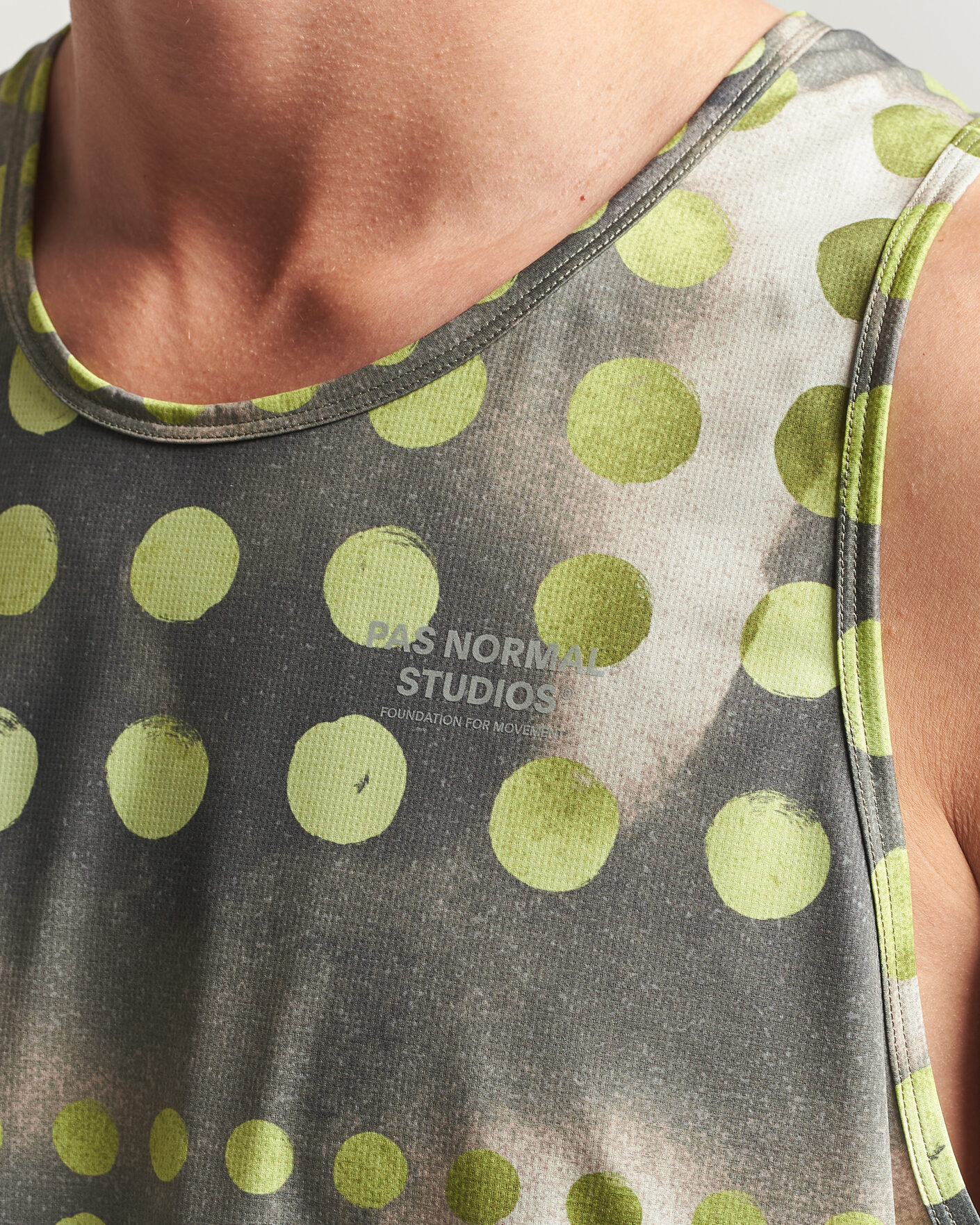 Herre | T-Shirts | Pas Normal Studios | TKO Balance Singlet Moss Green
