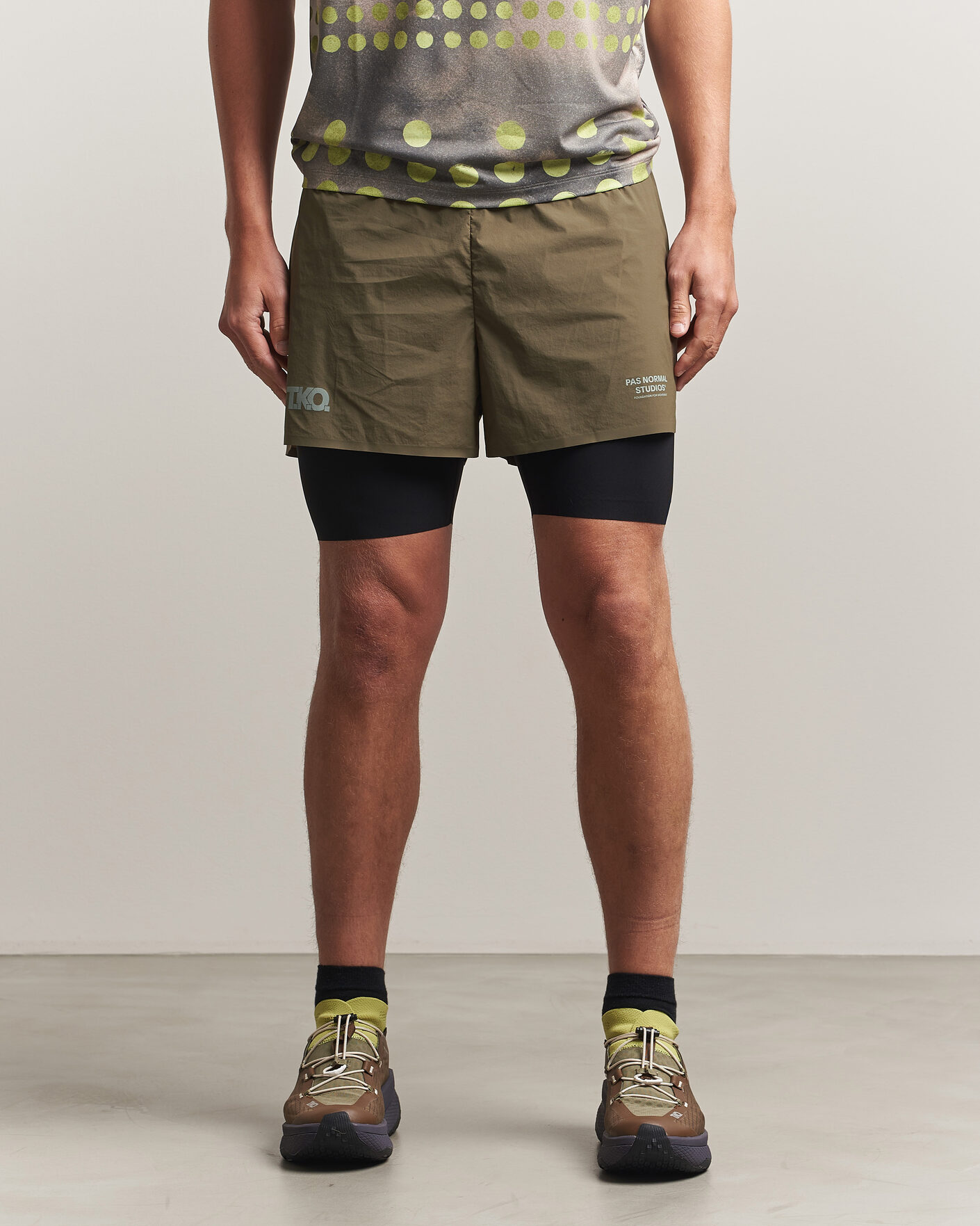 Herre | Shorts | Pas Normal Studios | TKO Balance 2-in-1 Shorts Dark Stone
