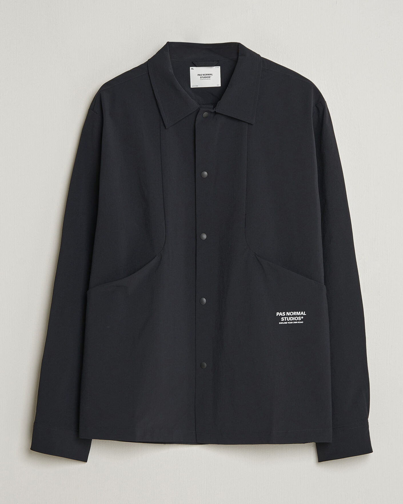 Herre | Skjorter | Pas Normal Studios | Off Race Tech Overshirt Black