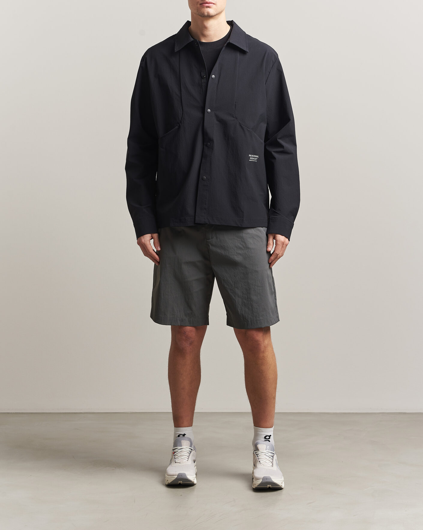 Herre | Skjorter | Pas Normal Studios | Off Race Tech Overshirt Black