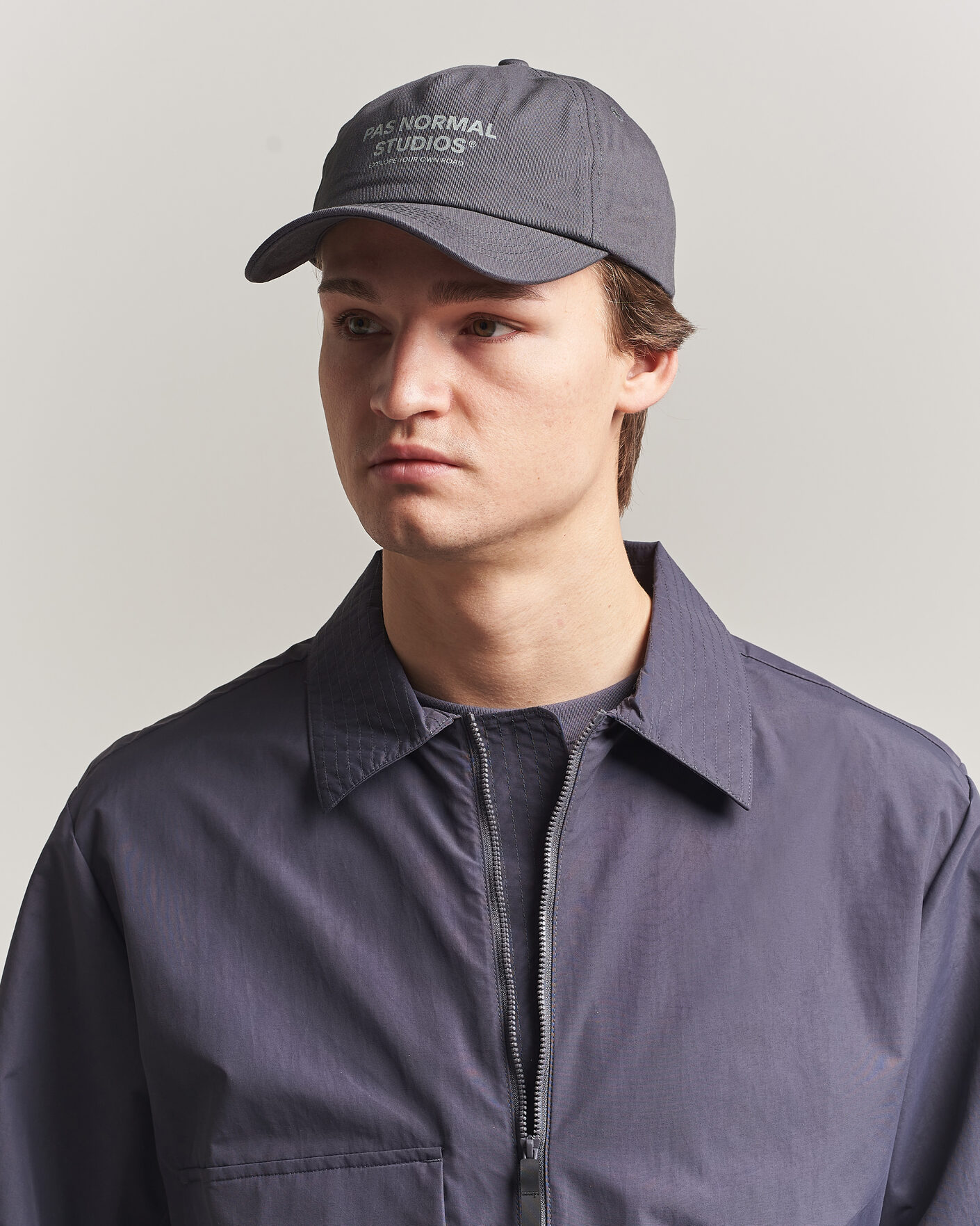 Herre | Hatte & kasketter | Pas Normal Studios | Off Race Cotton Cap Dark Navy
