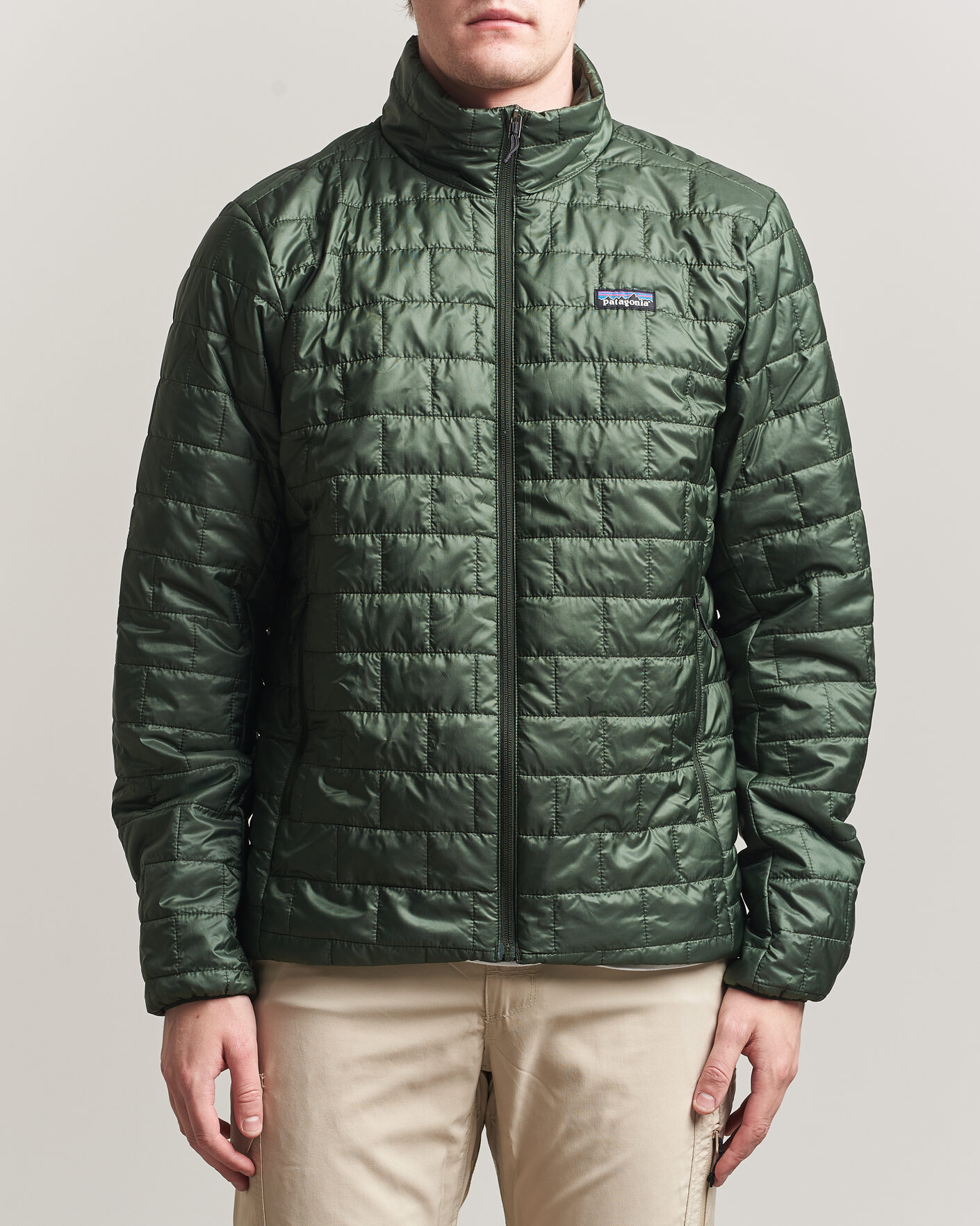 Herre | Jakker | Patagonia | Nano Puff Jacket Old Growth Green