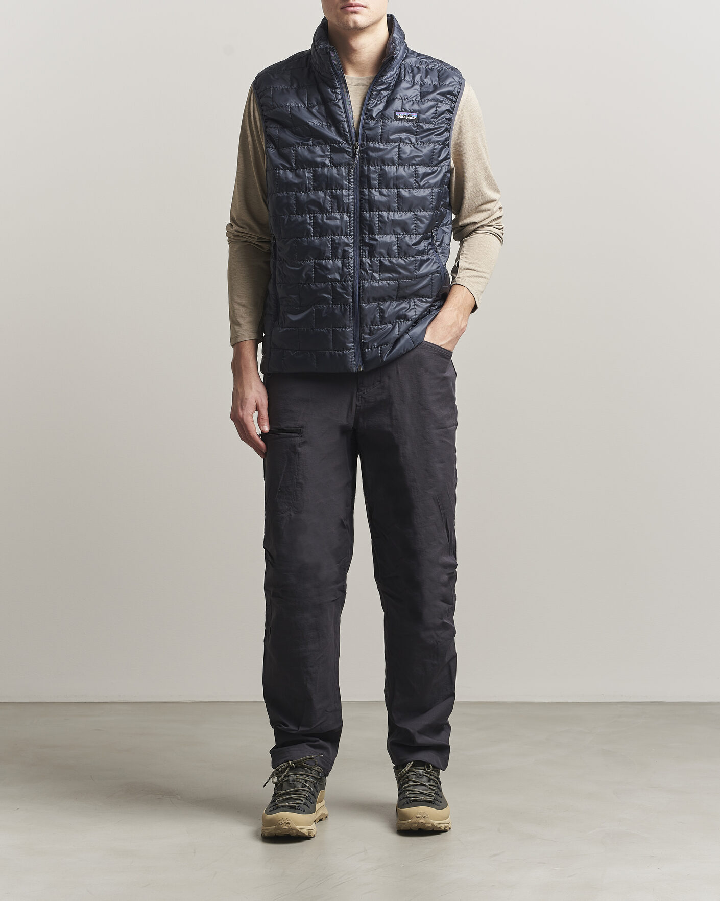 Herre | Veste | Patagonia | Nano Puff Vest Smolder Blue