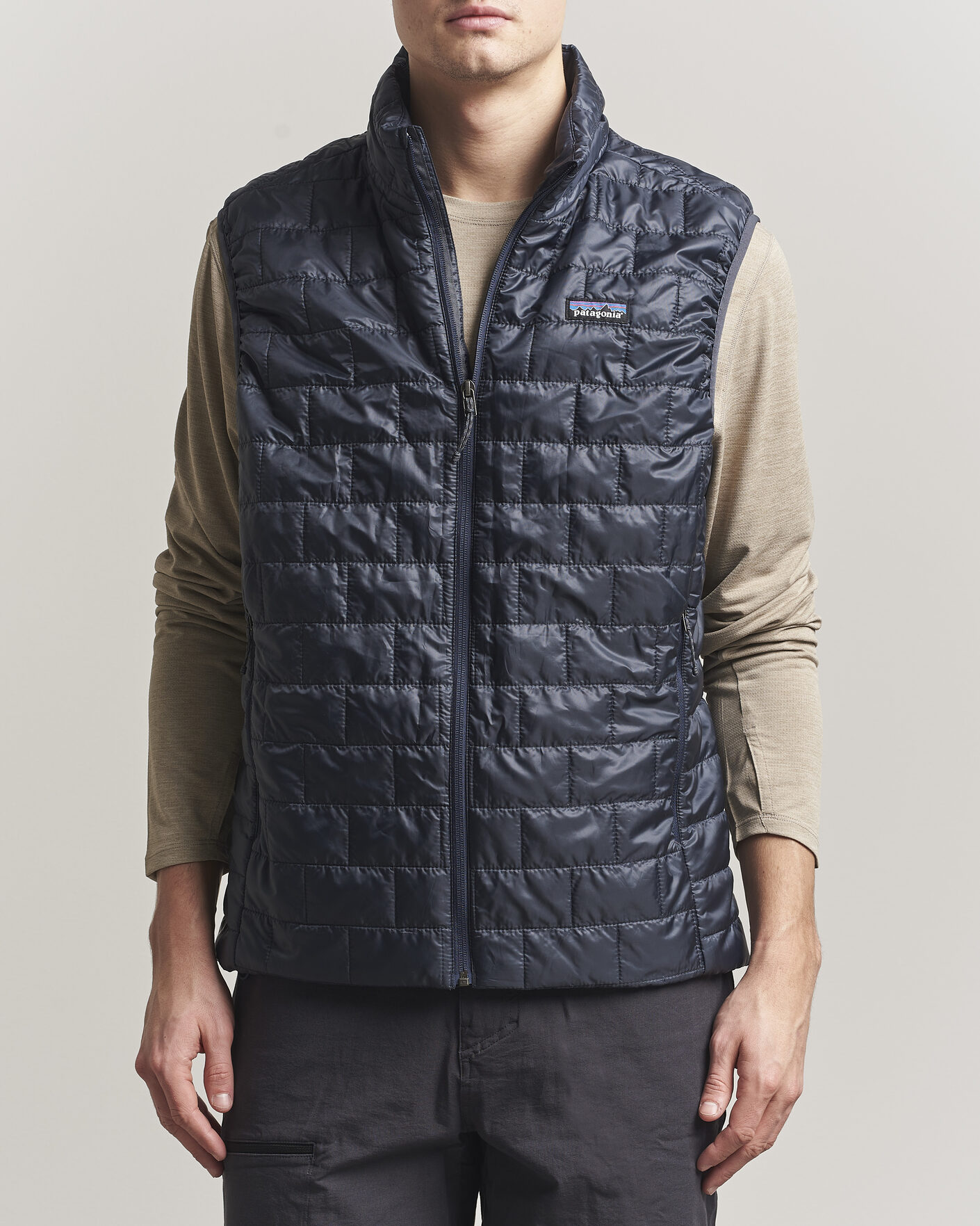 Herre | Veste | Patagonia | Nano Puff Vest Smolder Blue