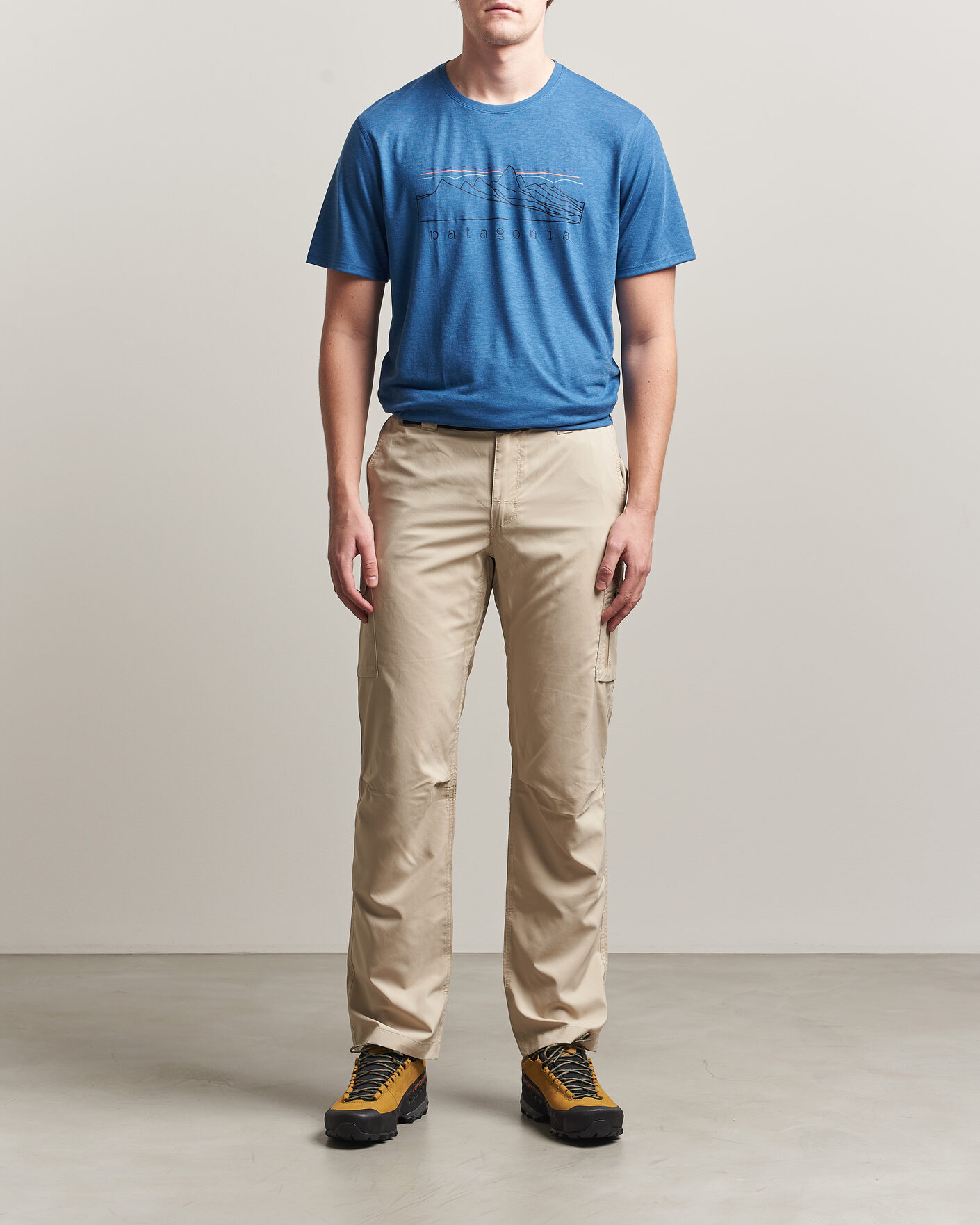 Herre | T-Shirts | Patagonia | Cap Cool Trail T-Shirt Aquatic Blue