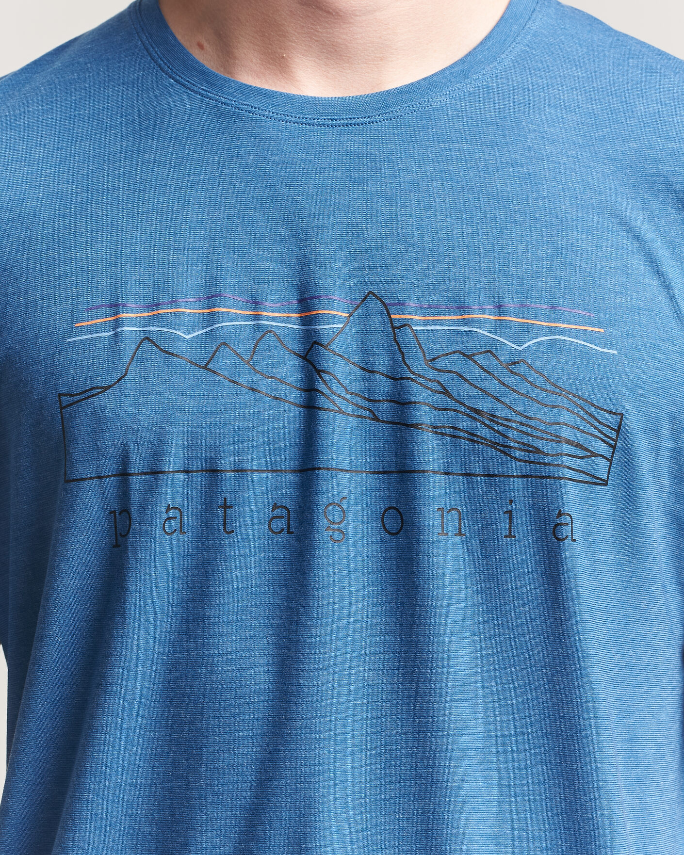 Herre | T-Shirts | Patagonia | Cap Cool Trail T-Shirt Aquatic Blue