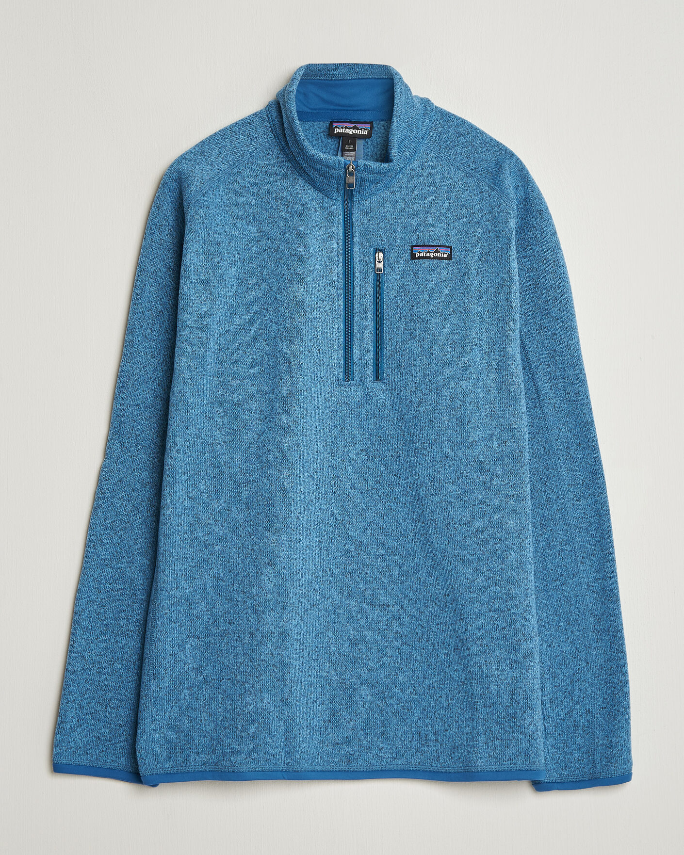 Herre | Trøjer | Patagonia | Better Sweater Half Zip Fleece Jacket Aquatic Blue