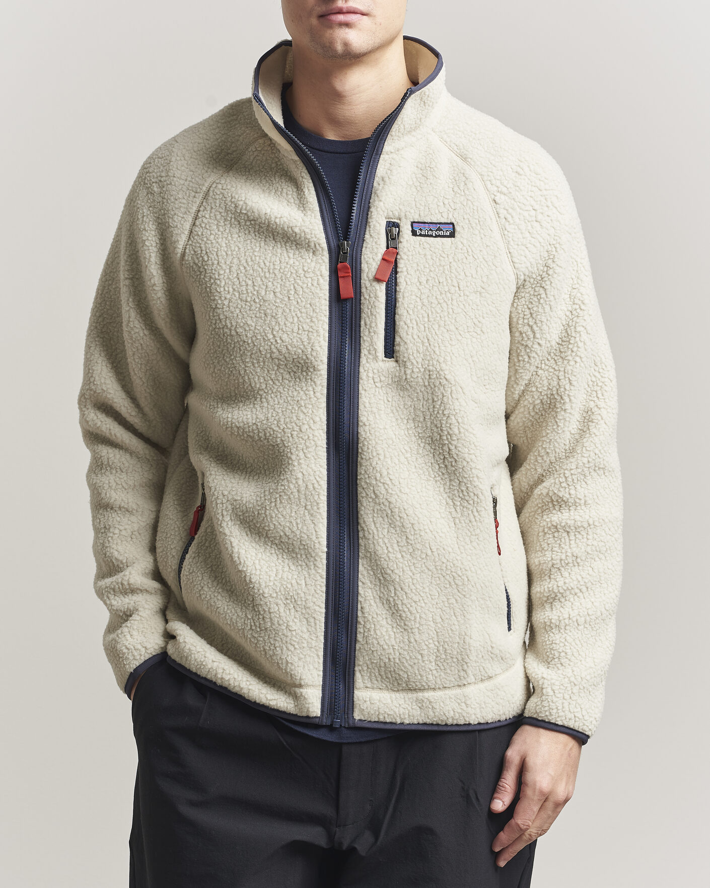 Herre | Trøjer | Patagonia | Retro Pile Jacket Pelican