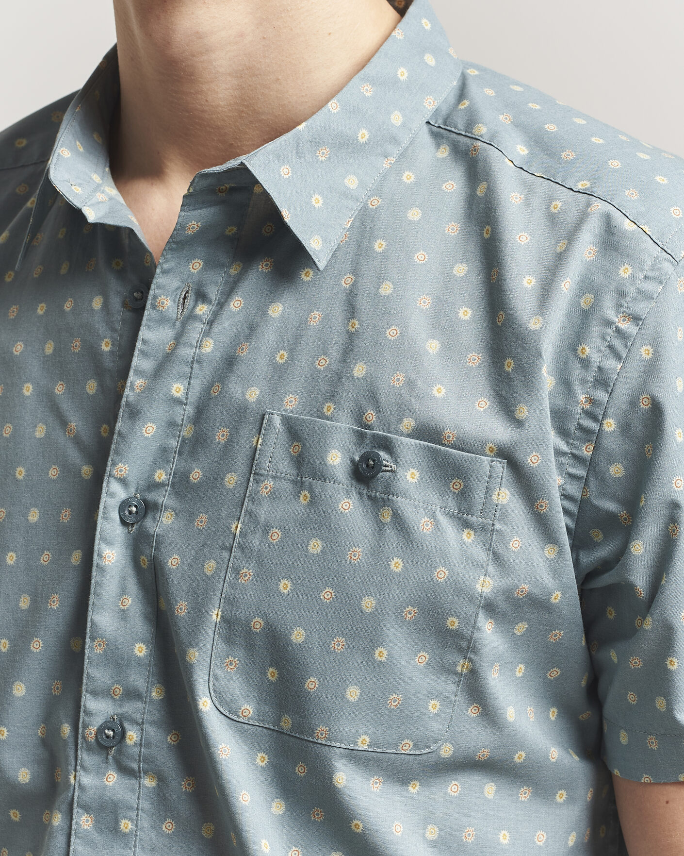 Herre | Skjorter | Patagonia | Go To Short Sleeve Shirt Blue Sage