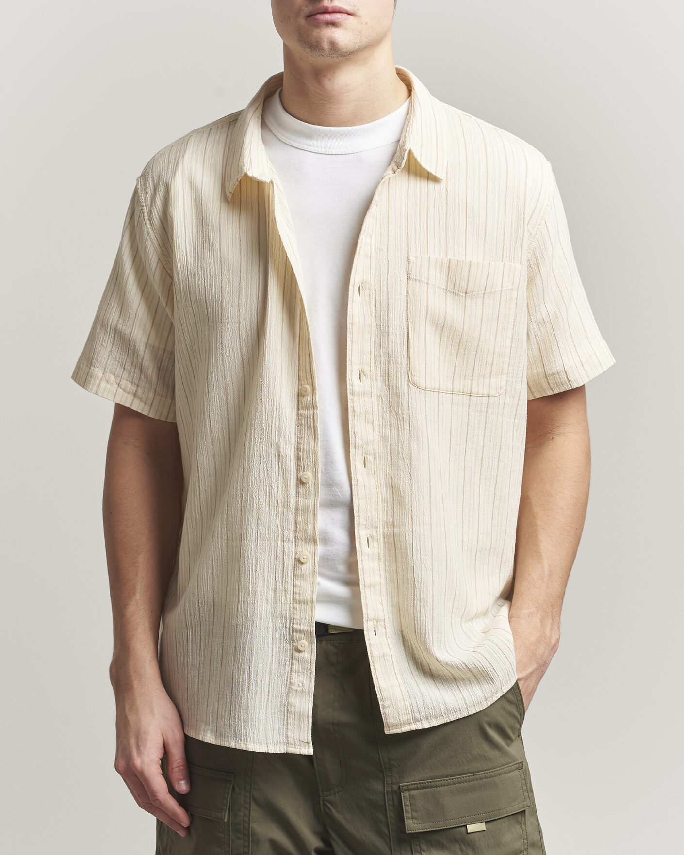 Herre | Skjorter | Patagonia | AC Short Sleeve Shirt Natural