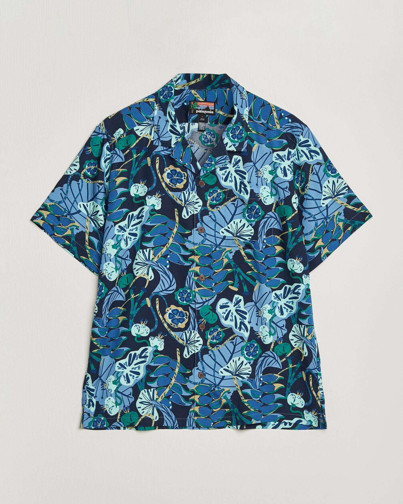 Herre | Skjorter | Patagonia | Tidal Threads Short Sleeve Shirt New Navy