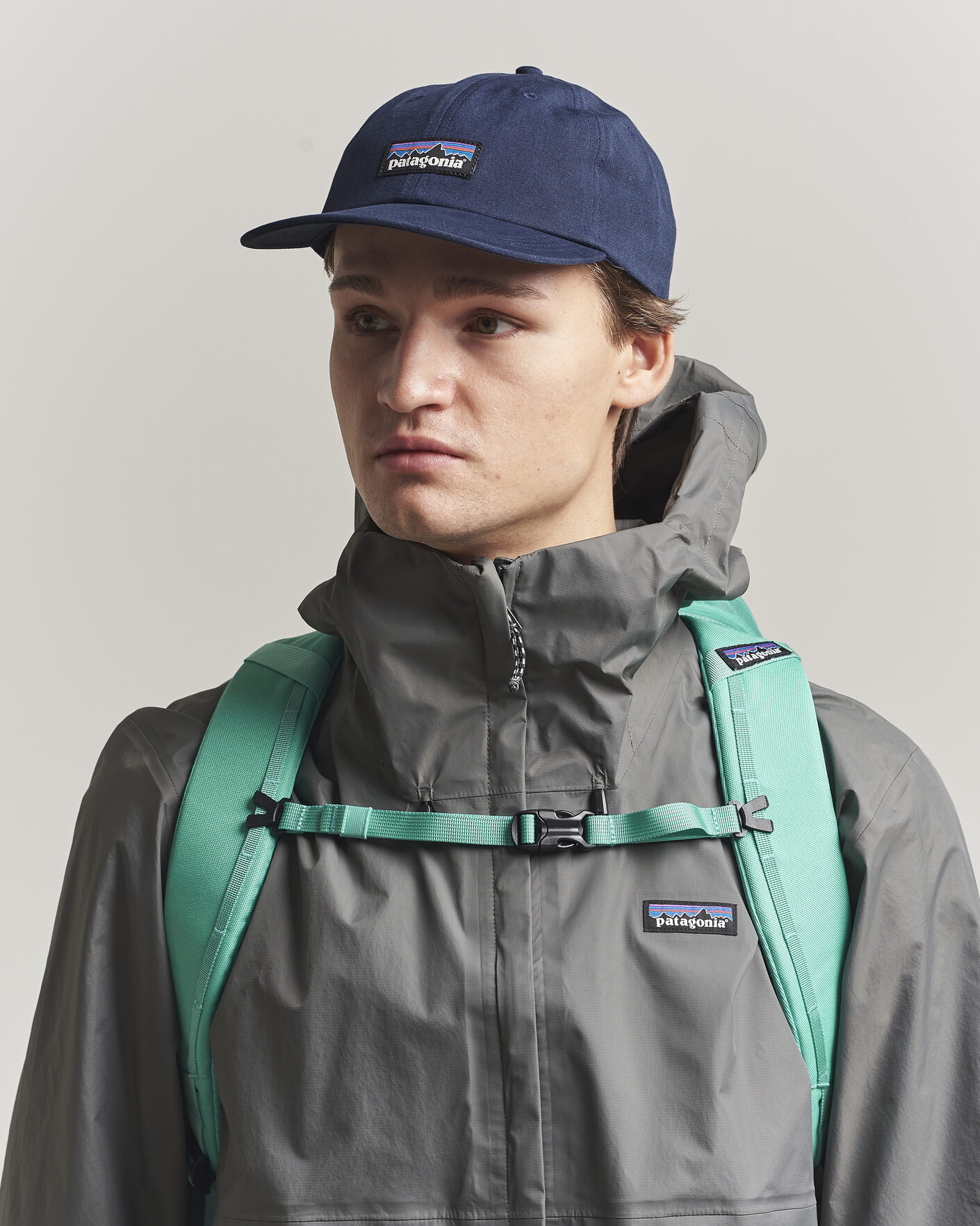 Herre | Hatte & kasketter | Patagonia | P-6 Label Trad Cap New Navy