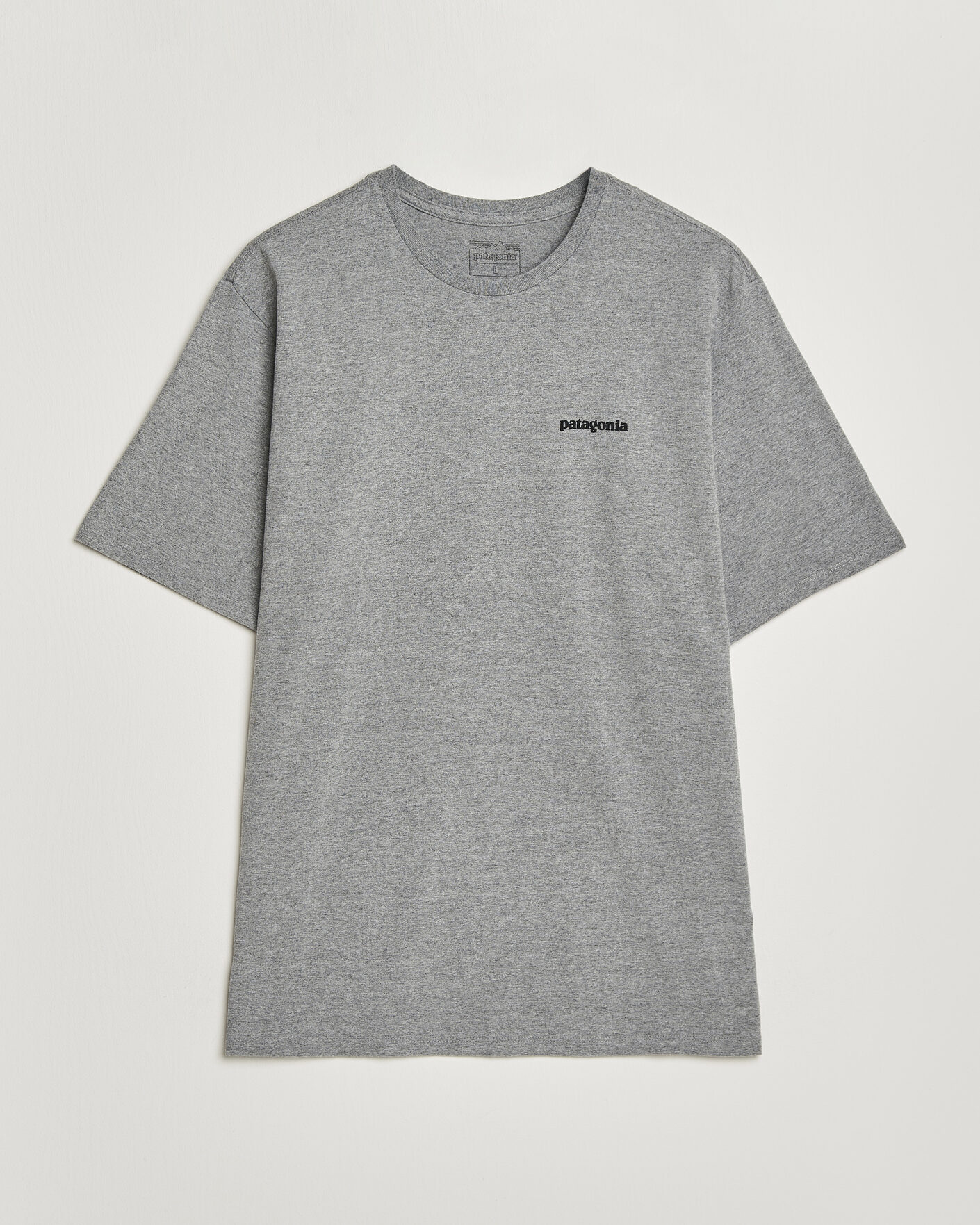 Herre | T-Shirts | Patagonia | P-6 Logo T-Shirt Gravel Heather