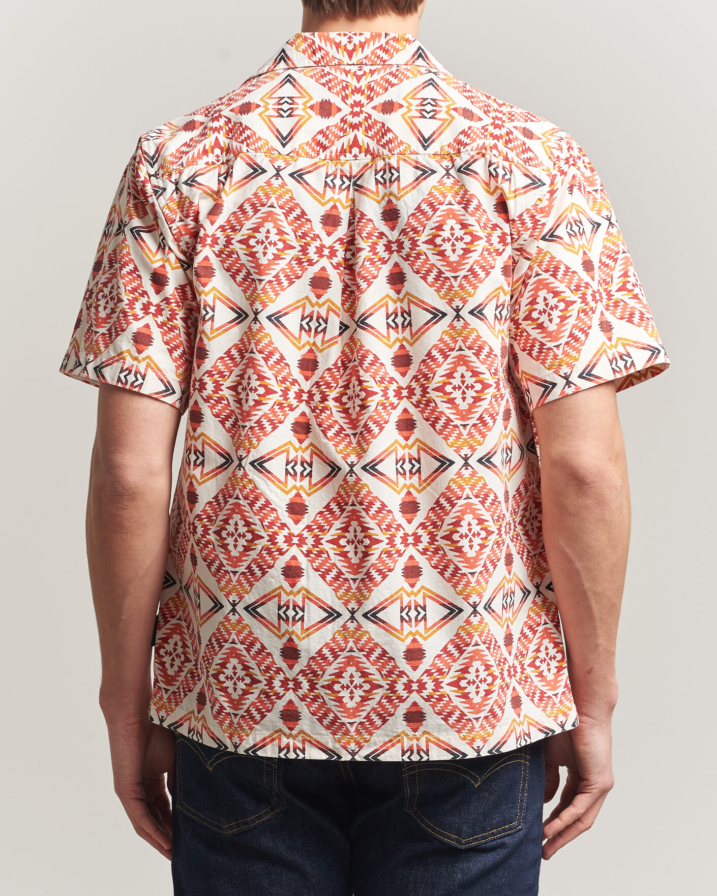 Herre | Skjorter | Pendleton | Camp Shirt Thunder Earthquake/Cream