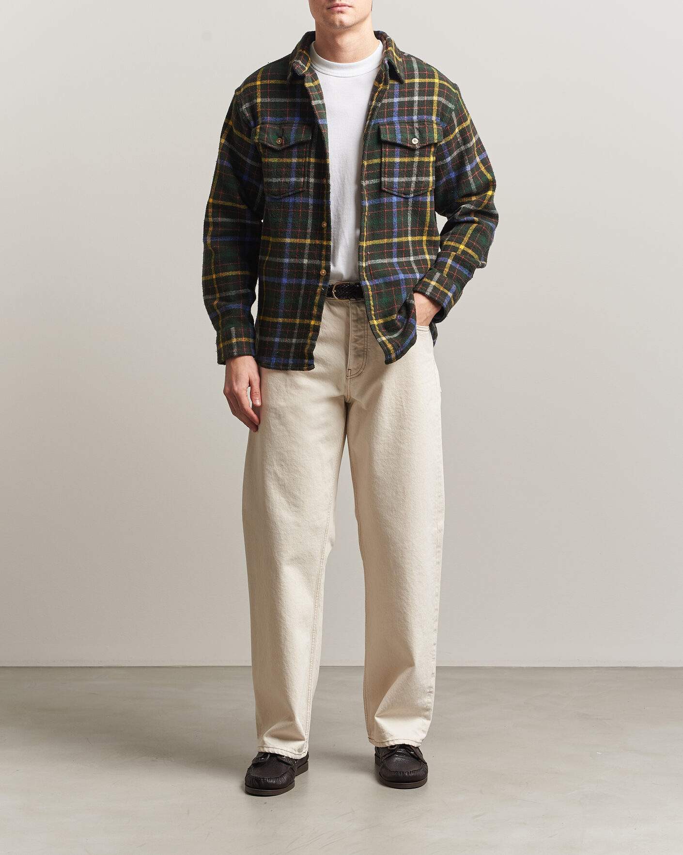 Herre | Skjorter | Pendleton | Big Pocket Shirt Peat