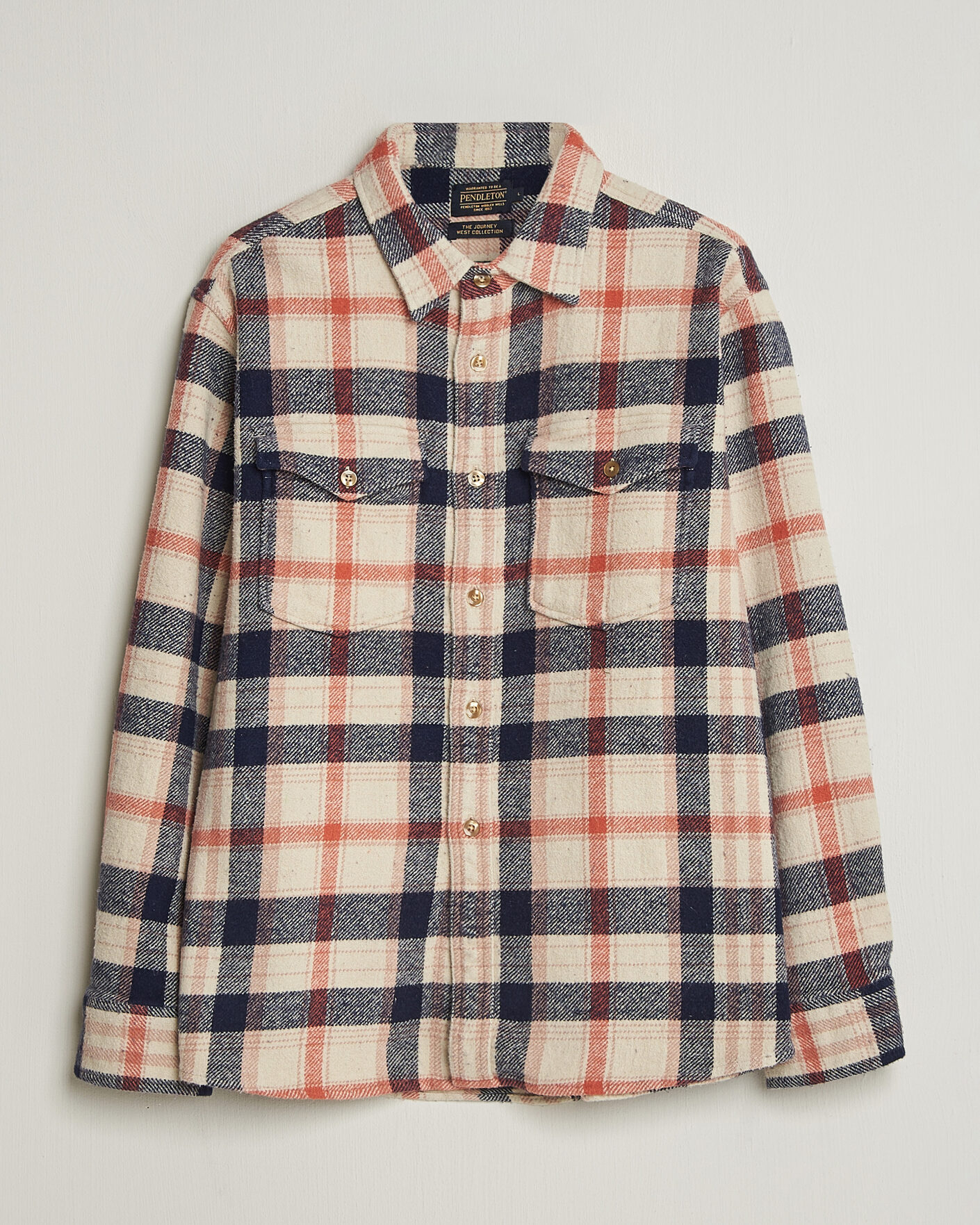 Herre | Skjorter | Pendleton | Big Pocket Shirt Silver Lining