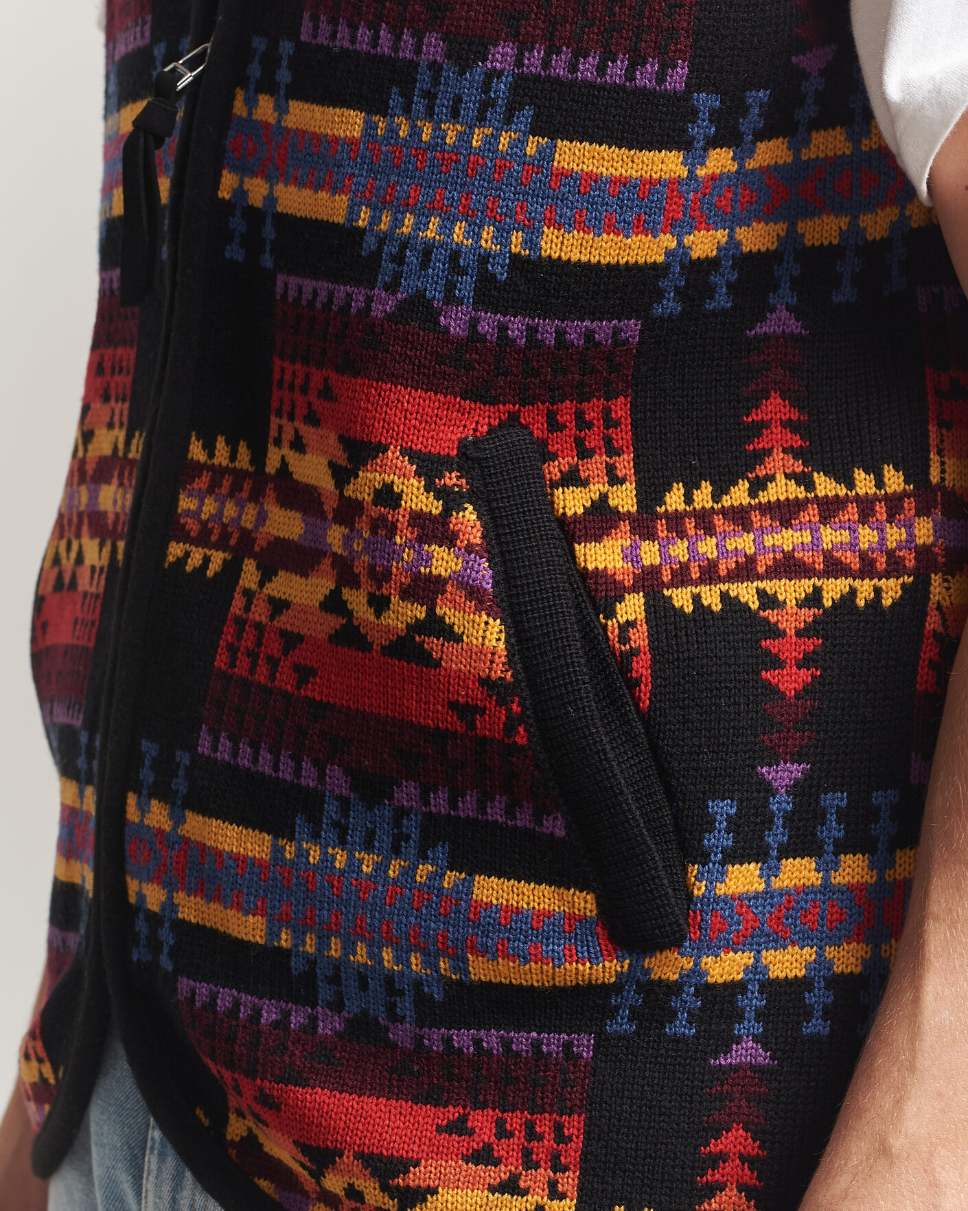 Herre | Trøjer | Pendleton | Jacquard Vest Black