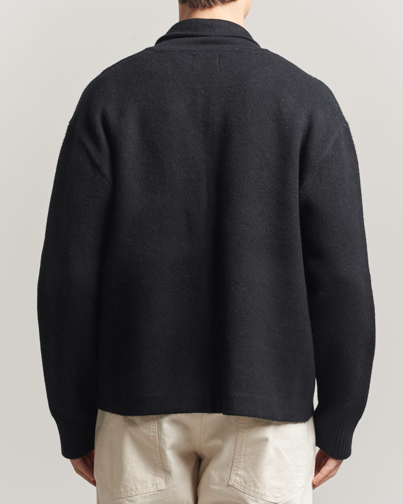 Herre | Trøjer | Pendleton | Jacquard Motif Zip Cardigan Midnight