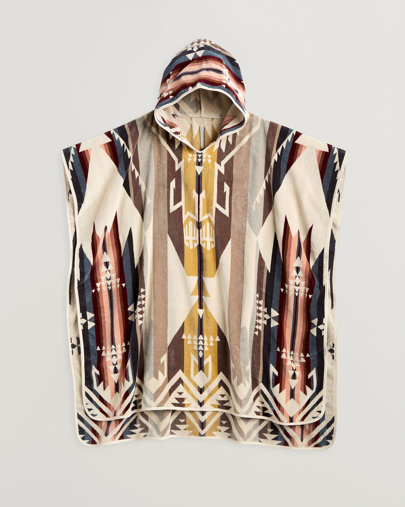 Herre | Pyjamas & Morgenkåber | Pendleton | Jacquard Hooded Towel White Sands Tan